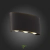 SL089.401.06 Светильник уличный настенный ST-Luce Черный кварцевый LED 6*1W 4000K BISELLO ST LUCE