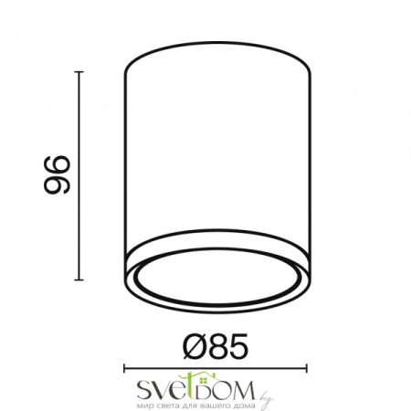 Потолочные светильники Maytoni C086CM-GX53-MRD-B от Магазина Svetdom.by