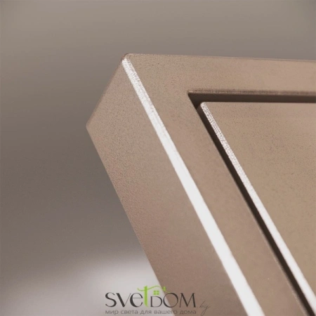 Клавиша для выключателя двухклавишного с подсветкой Voltum S70 METAL Платина VLSM000410 Voltum VLSM000410