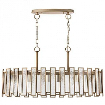 Lightstar 712162 Люстра AGAVE 6х40W E27 ШАМПАНЬ/ПРОЗРАЧНЫЙ