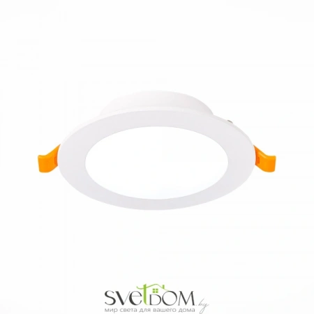 ST210.538.08 Св-к встр. Белый LED 1*8W 3000K 640Lm Ra80 110° IP20 D120xH30 220-240V Встраиваемые светильники ST LUCE