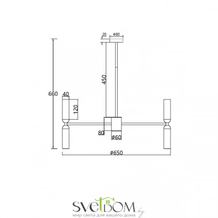 Подвесные светильники Maytoni MOD177PL-12G от Магазина Svetdom.by