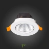 ST211.548.06.24 Св-к встр. Белый LED 1*6W 4000K 480Lm Ra80 24° IP20 D86xH50 220-240V Встраиваемые светильники ST LUCE