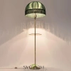 Citilux Базель CL407932T Торшер бронза со столиком и зелёным абажуром CITILUX