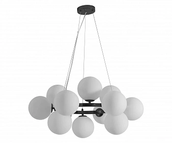 07508-12A,19 Люстра Сида черный E14 12*10W