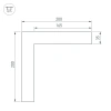 Угол SL-LINE-5035 внутренний Arlight 030114 Arlight