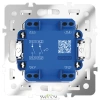 Выключатель двухклавишный Voltum S70 VLS020102  Voltum VLS020102