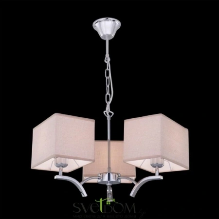 Citilux Эвора Квадро CL460231 Люстра с бежевыми абажурами CITILUX