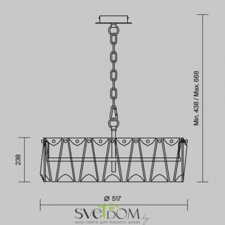 Подвесные светильники Maytoni MOD043PL-06G от Магазина Svetdom.by