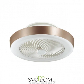 3035/72EL VASTA LED SN 037 Люстра--вентилятор FAN BROWN пластик LED 72Вт 4200-6500-3000K D550 пульт
