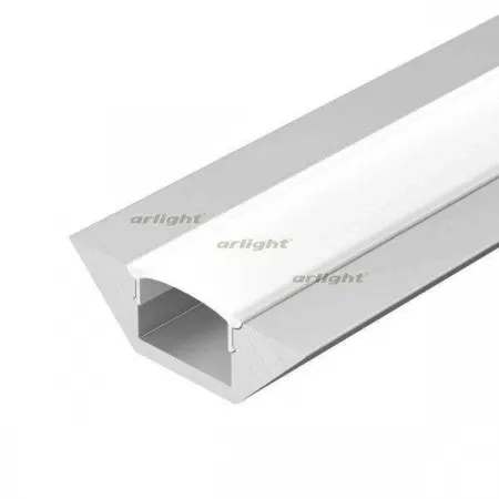 ARLIGHT Профиль с экраном ALU-CORNER-2000 ANOD+FROST (Arlight, Алюминий)