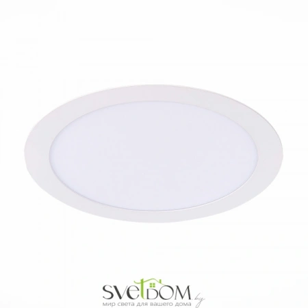ST209.548.18 Св-к встр. Белый LED 1*18W 4000K 1 350Lm Ra80 110° IP20 D225xH8 90-265V Встраиваемые светильники ST LUCE