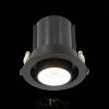 ST702.448.12 Св-к встр. Черный LED 1*12W 4000K 900Lm Ra80 24° IP20 D90xH92 180-240V Встраиваемые светильники ST LUCE