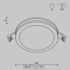 Встраиваемый светильник Technical DL303-L12B Maytoni