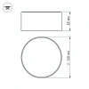 Светильник SP-RONDO-140B-18W Day White Arlight 022237 Arlight