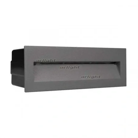 ARLIGHT Светильник LTD-TRAIL-S226x76-8W Warm3000 (GR, 65 deg, 230V) (Arlight, IP65 Металл, 3 года)