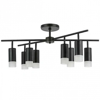 Lightstar LR7283781 Люстра RULLO 8х50W GU10 ЧЕРНЫЙ (571728+214437-8+202431-8)