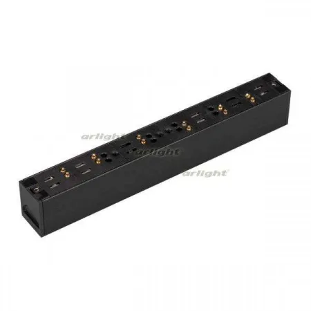ARLIGHT Коннектор прямой MAG-CON-25-I-POWER (BK) (Arlight, IP20 Пластик, 3 года)