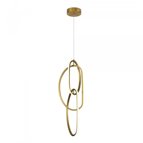 SL6505.213.42 Подвес ST-Luce Золотистый/Золотистый LED 1*42W 4000K ABRA