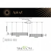 Люстры подвесныеAPL.026.03.85 Aployt | Svetdom.by