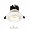 ST701.548.12 Св-к встр. Zoom Белый LED 1*12W 4000K 960Lm Ra90 15°-60° IP20 D115xH95 170-240V Встраиваемые светильники ST LUCE