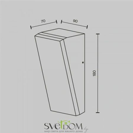 Настенный светильник (бра) Outdoor O436WL-L10GF3K1 Maytoni