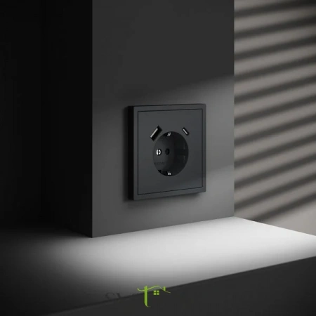 Розетка с USB, A+C Voltum S70 VLS040507  Voltum