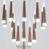 Citilux Вегас CL227163 LED Люстра каскадная Коричневая CITILUX