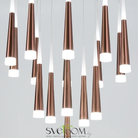Citilux Вегас CL227163 LED Люстра каскадная Коричневая CITILUX