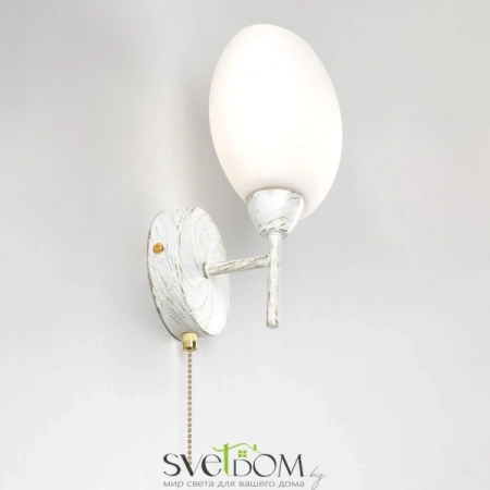 Citilux Флорида CL148310 Бра с выключателем Белое с патиной CITILUX