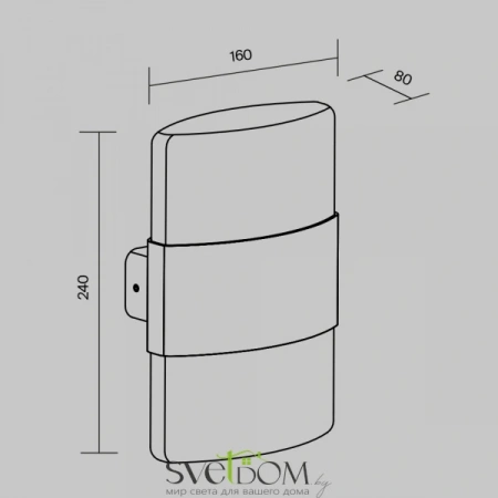 Настенные светильники O442WL-L12GF3K Maytoni | Svetdom.by