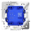 Выключатель двухклавишный с подсветкой Voltum S70 VLS020202  Voltum VLS020202