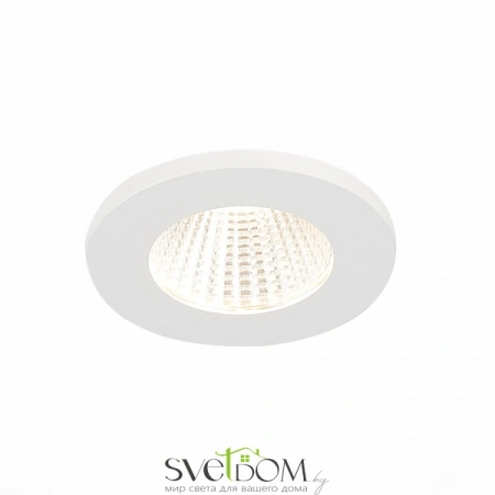 ST704.538.10 Св-к встр. Белый LED 1*10W 3000K 900Lm Ra>90 38° IP20 D80xH60 170-240V Встраиваемые светильники ST LUCE