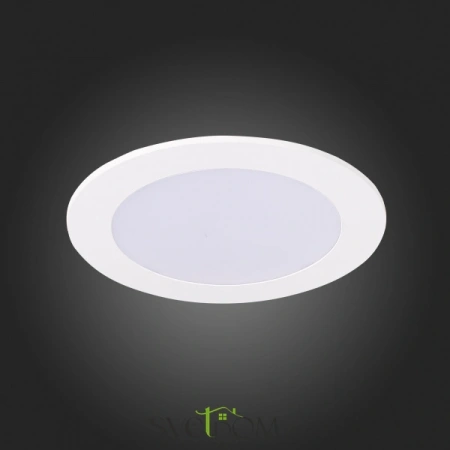 ST212.508.10 Св-к встр. Белый LED 1*10W 3000K/4000K/6000K 850Lm Ra80 110° IP20 D120xH30 220-240V Встраиваемые светильники ST LUCE