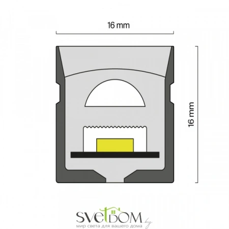 Гибкий неон с боковым изгибом имеет широкое применение в создании декоративного, архитектурного и рекламного освещения. Изгиб в горизонтальной плоскости позволяет подчеркнуть текстуру материалов, сформировать мягкие тени, а также добавить глубину и объем  | Svetdom.by