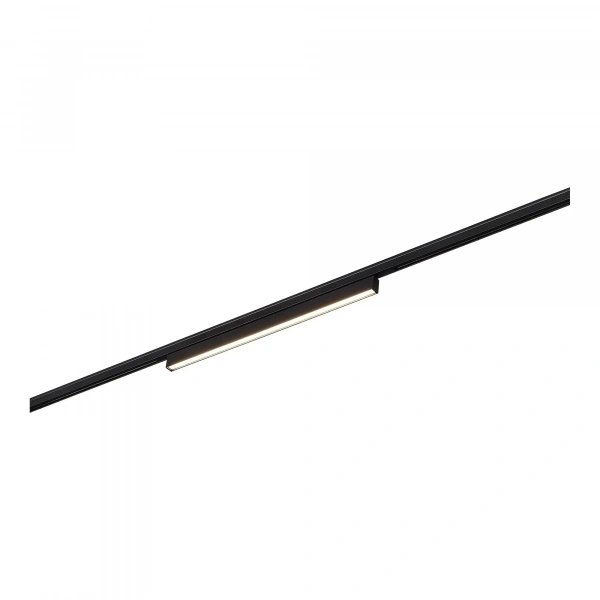 ST665.436.08 Магнитный трековый светильник Черный LED 1*8W 3000K 250Lm Ra>80 100° IP20 L300xW10xH18 SUPER5