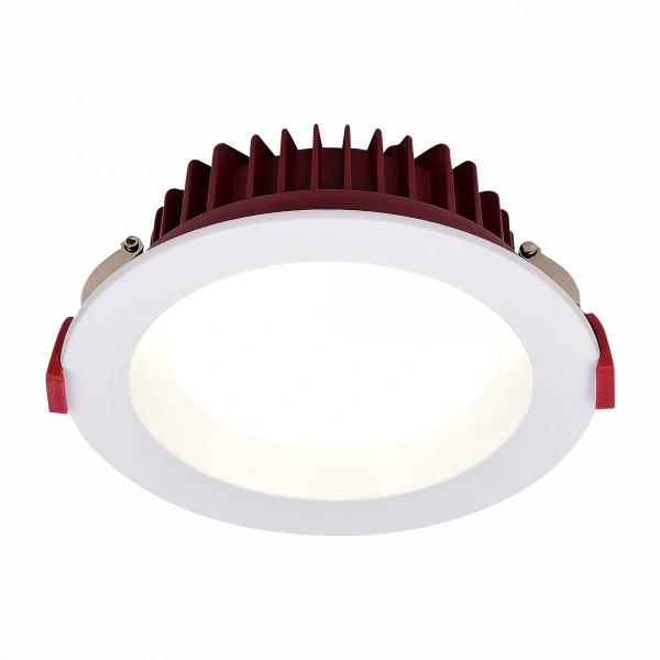 ST752.538.12 Св-к встр. Белый LED 1*12W 3000K 960Lm Ra80 100° IP44 D115xH47 100-240VV Встраиваемые светильники