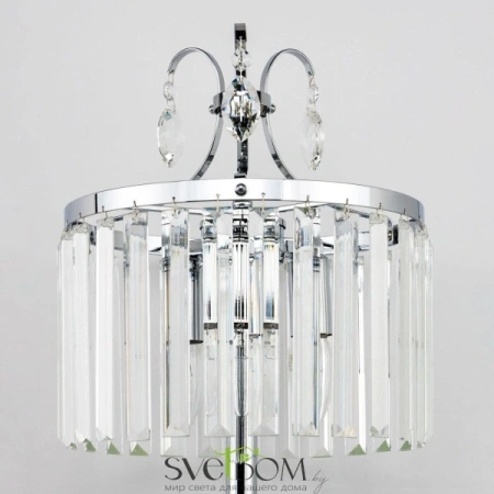 Citilux Инга CL335831 Настольная лампа хрустальная Хром CITILUX