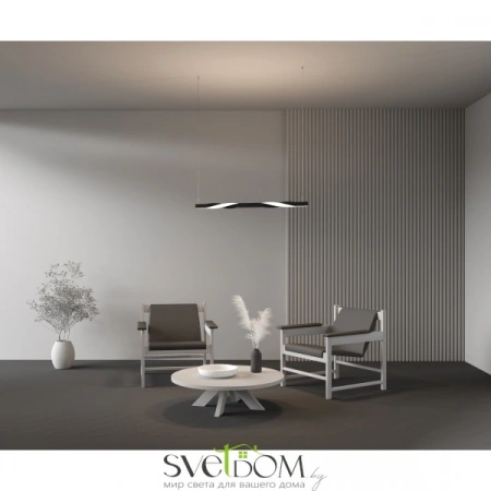 Радиусный профиль 35x35 Twist 180° черный ALM-3535R-B-T-180°-0.5M