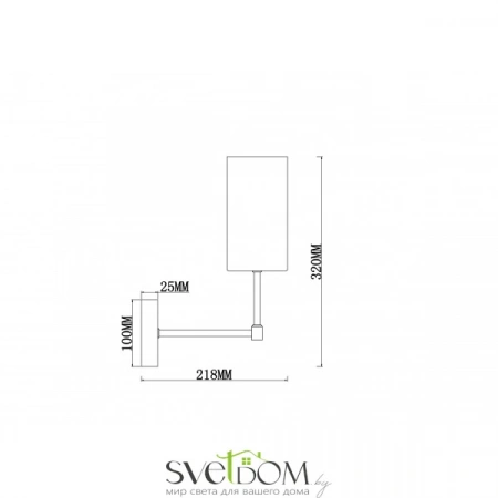 Бра и настенные светильники FR5184WL-01BS Freya | Svetdom.by