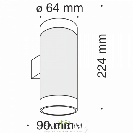 Настенные светильники C027WL-L10B Maytoni | Svetdom.by