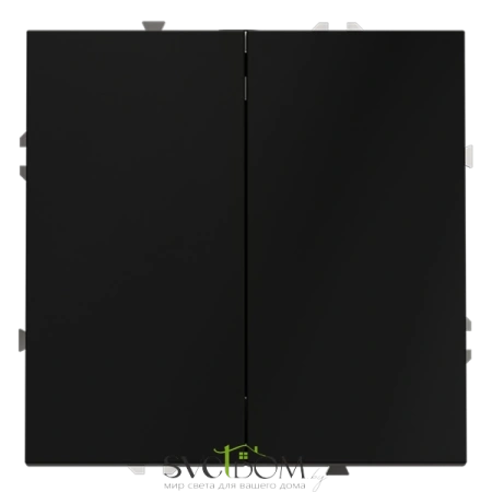 Проходной переключатель двухклавишный Voltum S70 VLS020308  Voltum VLS020308