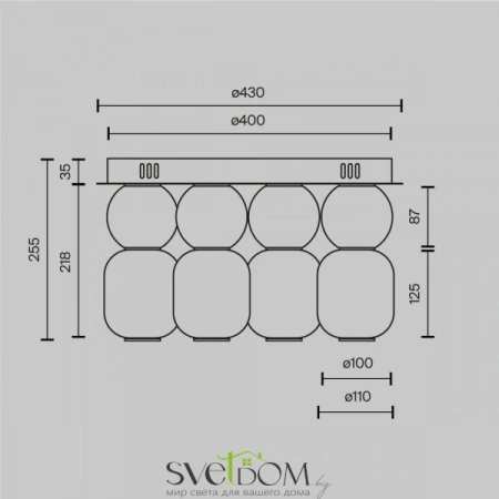 Потолочные светильники Maytoni MOD273CL-L60G3K от Магазина Svetdom.by