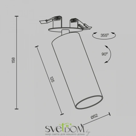 Потолочные светильники Maytoni C053CL-L12W4K-W-W от Магазина Svetdom.by