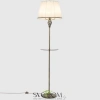 Citilux Вена CL402930T Торшер бронза со столиком и белым абажуром CITILUX