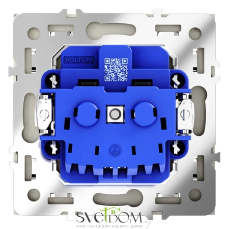 Розетки электрические с заземлением Voltum S70 VLS040104  Voltum VLS040104