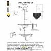 Люстры подвесныеOML-69513-08 Omnilux | Svetdom.by