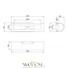 Настенный светильник (бра) Maytoni P011WL-02CH Maytoni