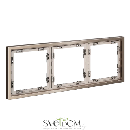 Рамки металлические Voltum S70 METAL Платина VLSM120310 Voltum VLSM120310