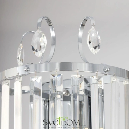 Citilux Инга CL335321 Бра хрустальное с выключателем Хром CITILUX